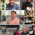Photo montage of retirees.